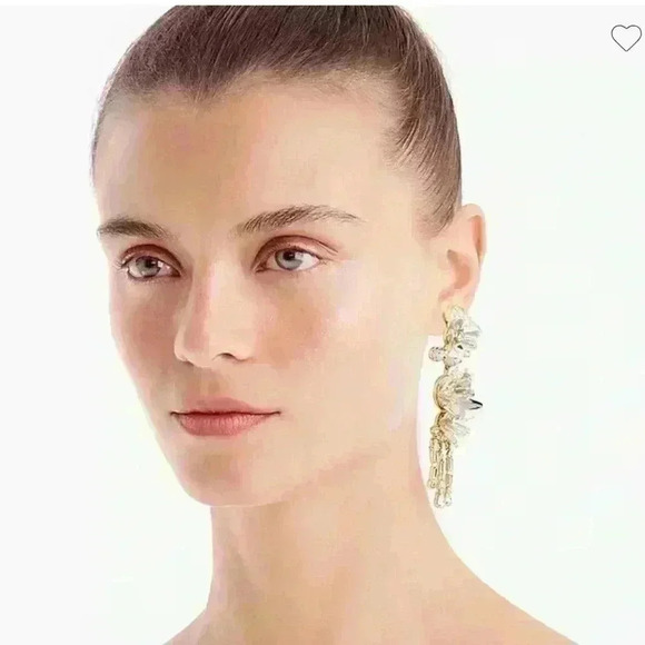 J Crew Crystal & Sequins Drop Earrings - Picture 3 of 3